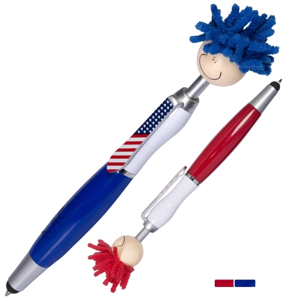 Patriotic MopToppers® Screen Cleaner with Stylus Pen - Patriotic MopToppers® Screen Cleaner with Stylus Pen - Image 2 of 4