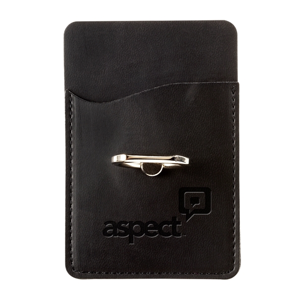 Tuscany Card Holder with Metal Ring Phone Stand - Tuscany Card Holder with Metal Ring Phone Stand - Image 3 of 19