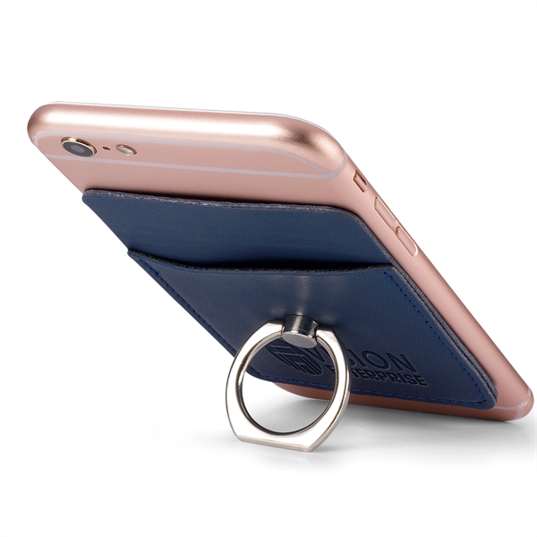 Tuscany Card Holder with Metal Ring Phone Stand - Tuscany Card Holder with Metal Ring Phone Stand - Image 6 of 19