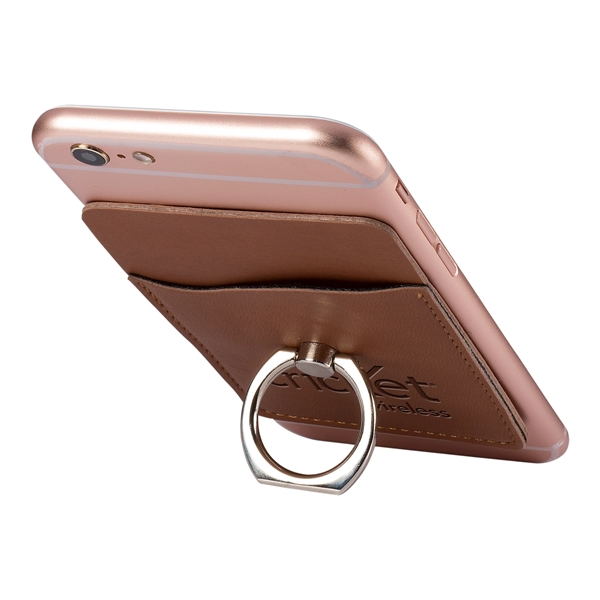 Tuscany Card Holder with Metal Ring Phone Stand - Tuscany Card Holder with Metal Ring Phone Stand - Image 9 of 19