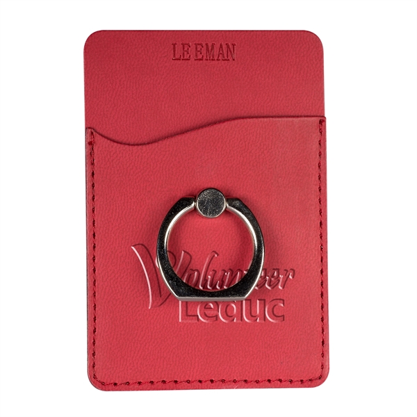 Tuscany Card Holder with Metal Ring Phone Stand - Tuscany Card Holder with Metal Ring Phone Stand - Image 12 of 19
