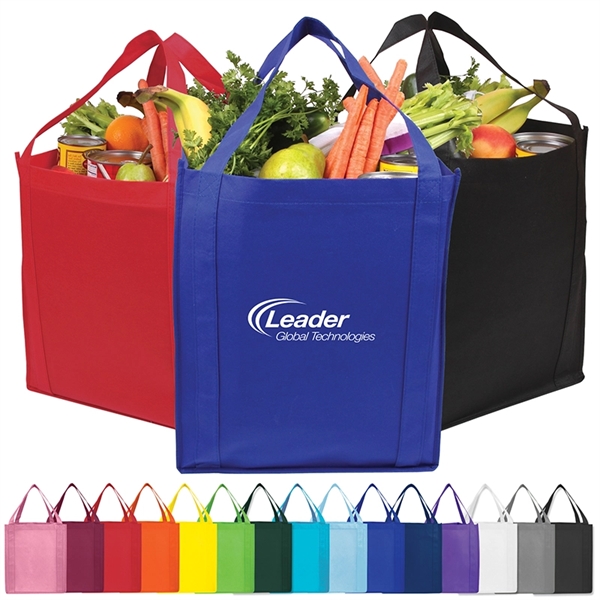 Saturn Jumbo Non-Woven Grocery Tote - Saturn Jumbo Non-Woven Grocery Tote - Image 0 of 15