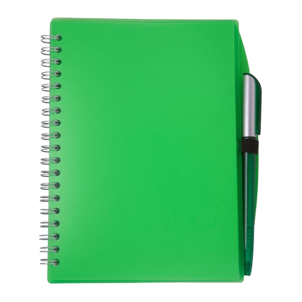 Spiral Notebook with Pen - Spiral Notebook with Pen - Image 3 of 6