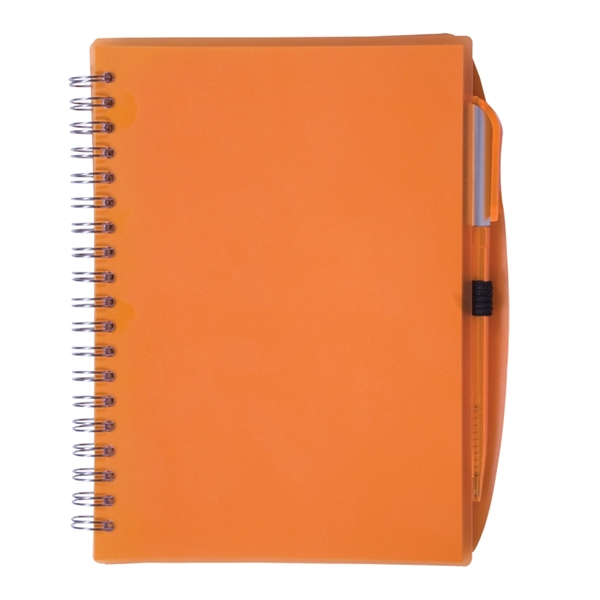 Spiral Notebook with Pen - Spiral Notebook with Pen - Image 4 of 6