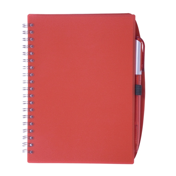Spiral Notebook with Pen - Spiral Notebook with Pen - Image 6 of 6