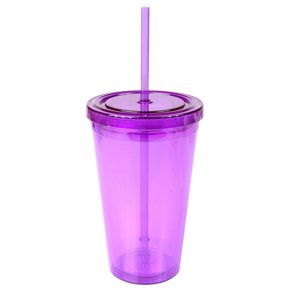 16 oz. Double-Wall Cool Acrylic Tumbler - 16 oz. Double-Wall Cool Acrylic Tumbler - Image 3 of 4