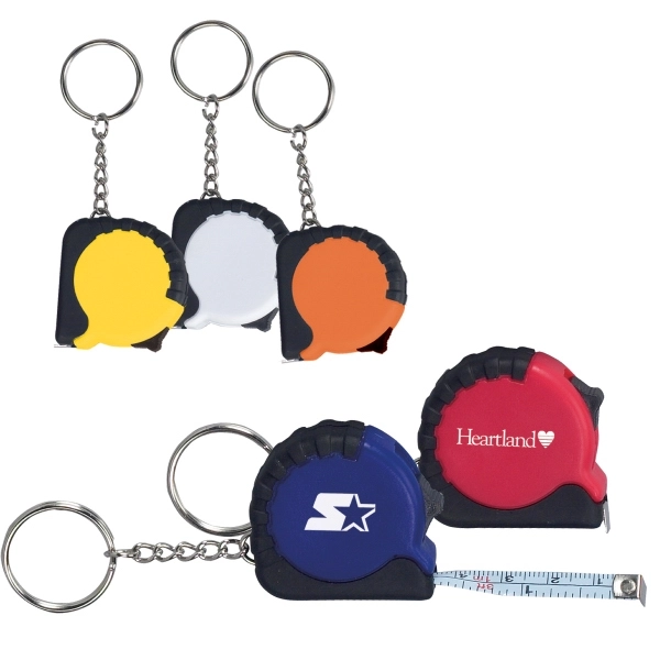 3.25 Ft. Mini Grip Tape Measure Key Chain - 3.25 Ft. Mini Grip Tape Measure Key Chain - Image 1 of 6