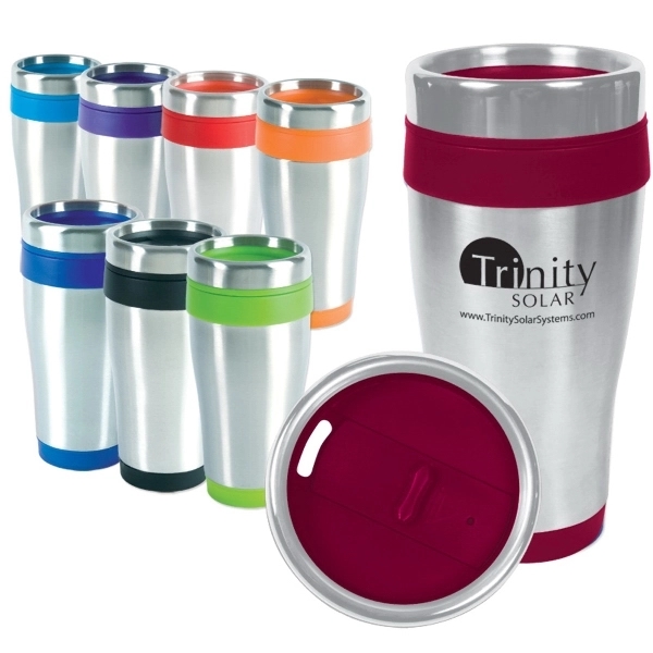 16 oz. Blue Monday Travel Tumbler - 16 oz. Blue Monday Travel Tumbler - Image 0 of 8