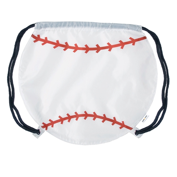 GameTime!® Baseball Drawstring Backpack - GameTime!® Baseball Drawstring Backpack - Image 1 of 1