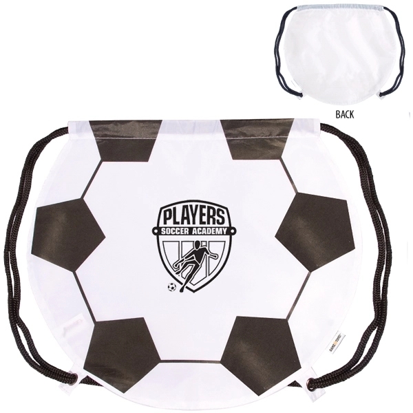 GameTime!® Soccer Drawstring Backpack - GameTime!® Soccer Drawstring Backpack - Image 0 of 1