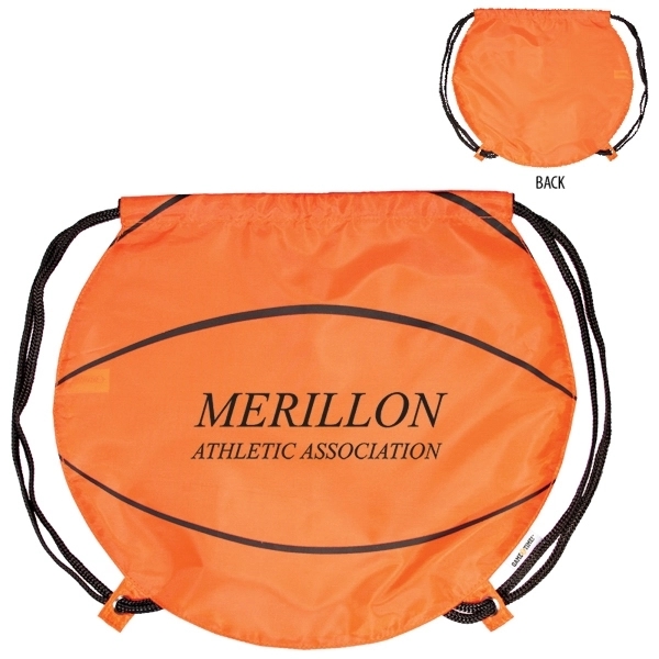 GameTime!® Basketball Drawstring Backpack - GameTime!® Basketball Drawstring Backpack - Image 0 of 1