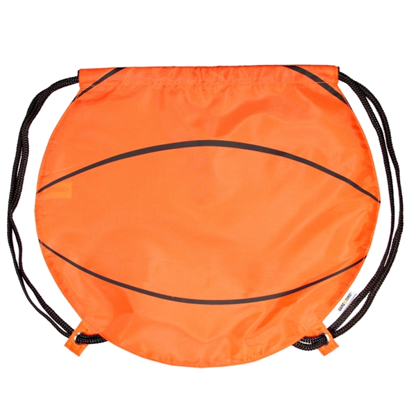 GameTime!® Basketball Drawstring Backpack - GameTime!® Basketball Drawstring Backpack - Image 1 of 1