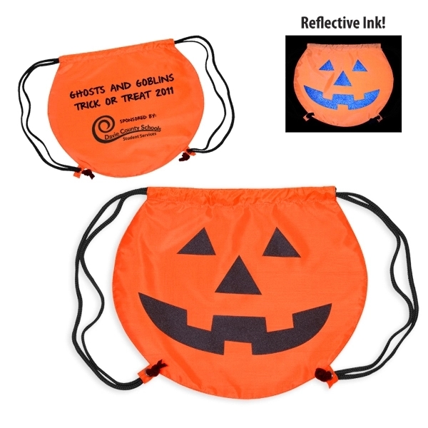 Pumpkin Drawstring Backpack - Pumpkin Drawstring Backpack - Image 0 of 1