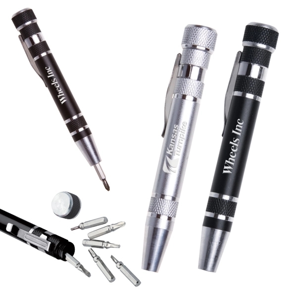 Aluminum Pen-Style Tool Kit - Aluminum Pen-Style Tool Kit - Image 0 of 2