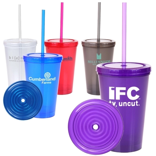 16 oz. Double-Wall Green Tumbler - 16 oz. Double-Wall Green Tumbler - Image 0 of 5