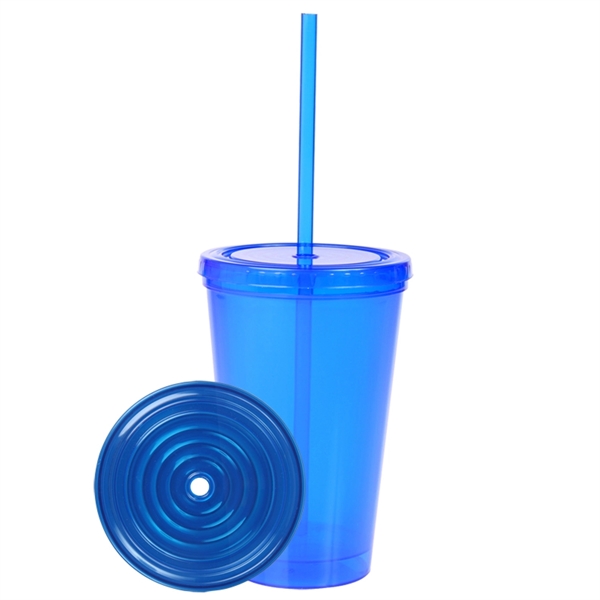 16 oz. Double-Wall Green Tumbler - 16 oz. Double-Wall Green Tumbler - Image 2 of 5