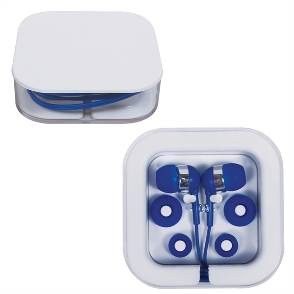 Earbuds in Square Case - Earbuds in Square Case - Image 1 of 4