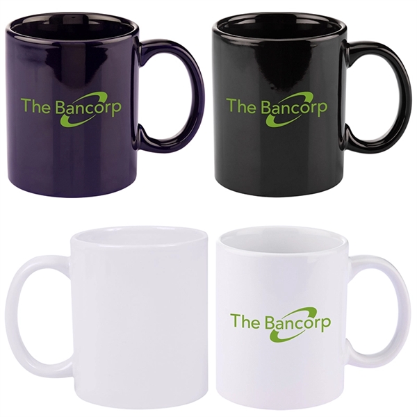 11 oz. Basic C Handle Ceramic Mug - 11 oz. Basic C Handle Ceramic Mug - Image 0 of 8