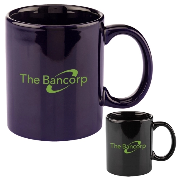 11 oz. Basic C Handle Ceramic Mug - 11 oz. Basic C Handle Ceramic Mug - Image 4 of 8
