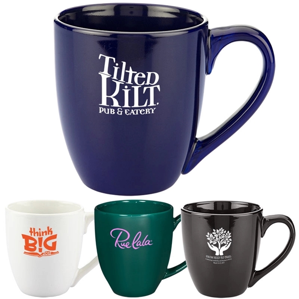 15 oz. Bistro Ceramic Mug - 15 oz. Bistro Ceramic Mug - Image 0 of 3