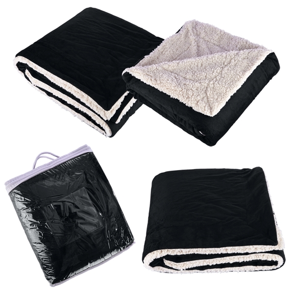 Micro Mink Sherpa Blanket - Micro Mink Sherpa Blanket - Image 1 of 10