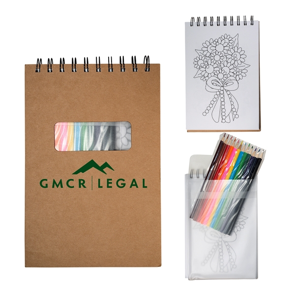 Notebook with Color Pencils - Notebook with Color Pencils - Image 0 of 2