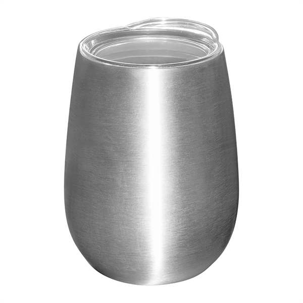 10 oz. Stemless Vacuum Wine Tumbler w/ Lid - 10 oz. Stemless Vacuum Wine Tumbler w/ Lid - Image 4 of 7