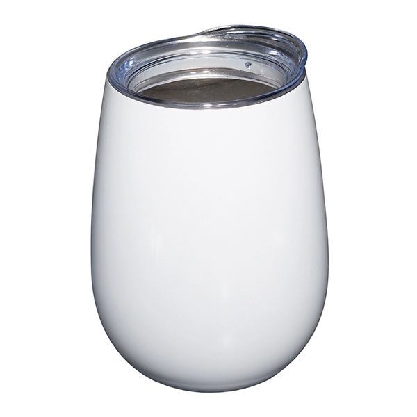 10 oz. Stemless Vacuum Wine Tumbler w/ Lid - 10 oz. Stemless Vacuum Wine Tumbler w/ Lid - Image 5 of 7