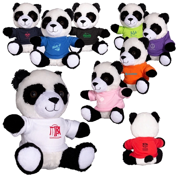 7" Plush Panda with T-Shirt - 7" Plush Panda with T-Shirt - Image 11 of 11