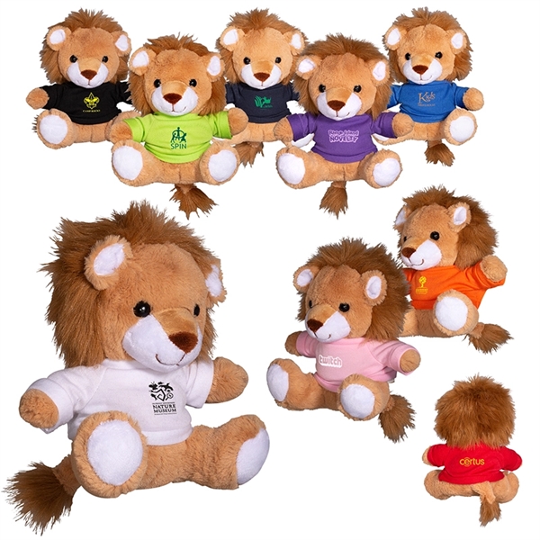 7" Plush Lion with T-Shirt - 7" Plush Lion with T-Shirt - Image 11 of 11