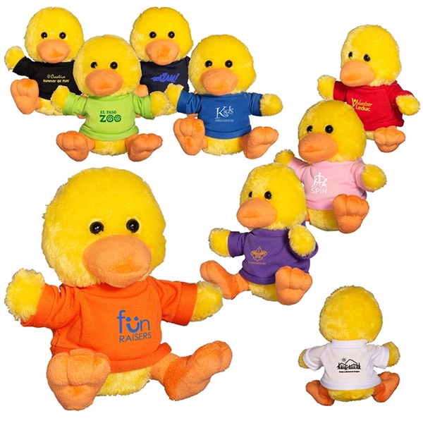 7" Plush Duck with T-Shirt - 7" Plush Duck with T-Shirt - Image 11 of 11