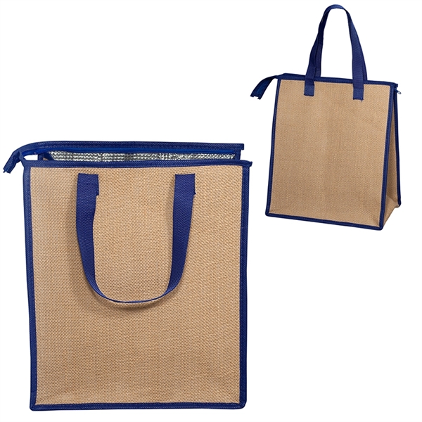 Jute Cooler Tote - Jute Cooler Tote - Image 1 of 2