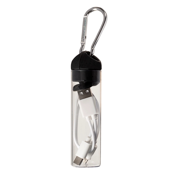 3-in-1 Charger Cable in Carabiner Storage Tube - 3-in-1 Charger Cable in Carabiner Storage Tube - Image 2 of 4
