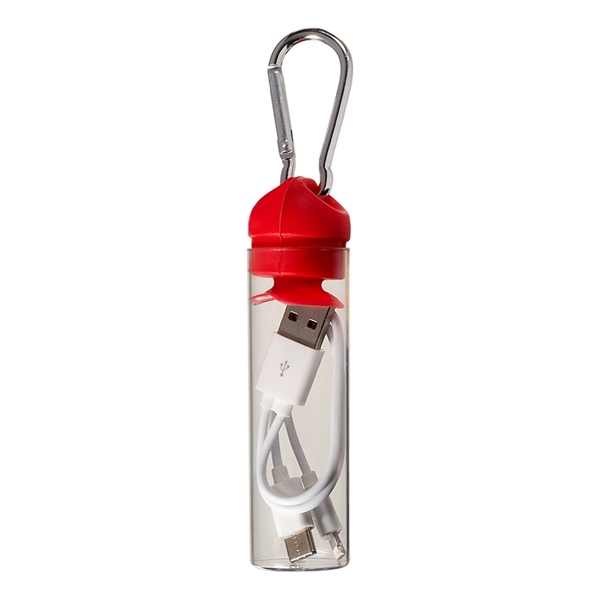 3-in-1 Charger Cable in Carabiner Storage Tube - 3-in-1 Charger Cable in Carabiner Storage Tube - Image 4 of 4
