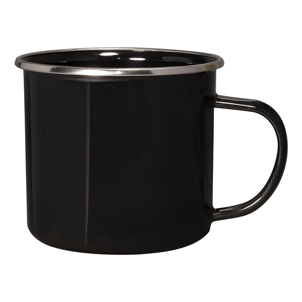 16.9 oz. Iron & Stainless Steel Log Cabin Mug - 16.9 oz. Iron & Stainless Steel Log Cabin Mug - Image 1 of 4