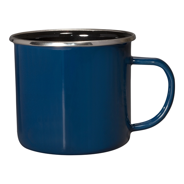 16.9 oz. Iron & Stainless Steel Log Cabin Mug - 16.9 oz. Iron & Stainless Steel Log Cabin Mug - Image 2 of 4