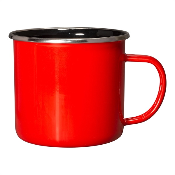 16.9 oz. Iron & Stainless Steel Log Cabin Mug - 16.9 oz. Iron & Stainless Steel Log Cabin Mug - Image 3 of 4