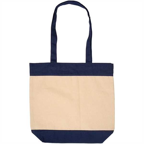 Boutique Cotton Panel Tote - Boutique Cotton Panel Tote - Image 1 of 3