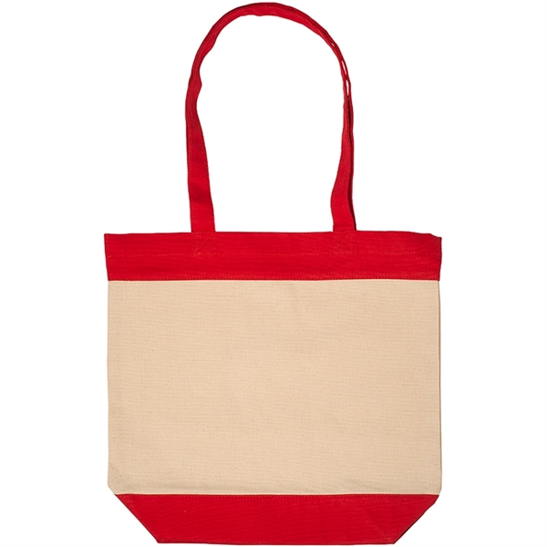 Boutique Cotton Panel Tote - Boutique Cotton Panel Tote - Image 3 of 3