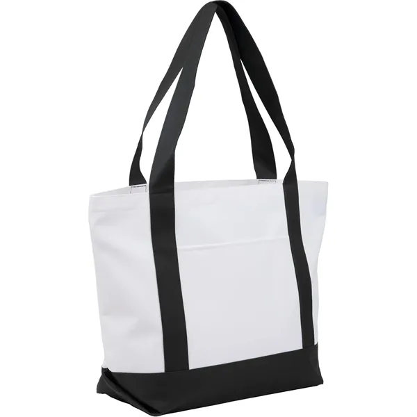 Oversized RPET Canvas Tote Bag - Oversized RPET Canvas Tote Bag - Image 22 of 23