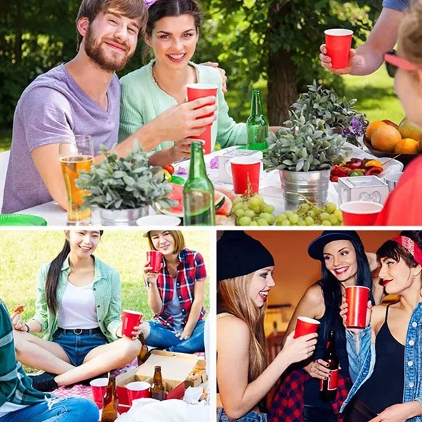 16oz Disposable Party Plastic Cups - 16oz Disposable Party Plastic Cups - Image 4 of 4