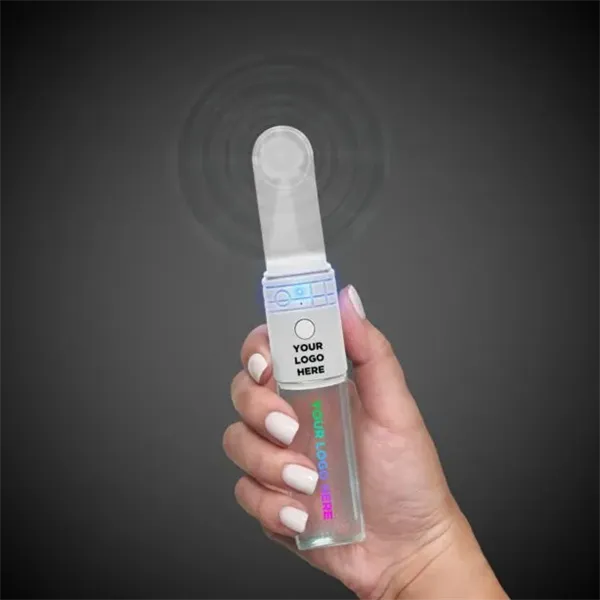 White/Black Rechargeable Fan - White/Black Rechargeable Fan - Image 0 of 6