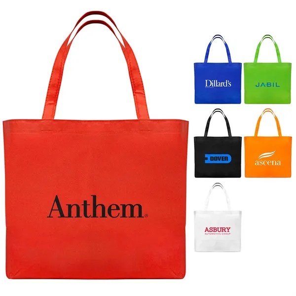 20x13 Eco-Friendly 80GSM Non-Woven Tote - 20x13 Eco-Friendly 80GSM Non-Woven Tote - Image 0 of 13