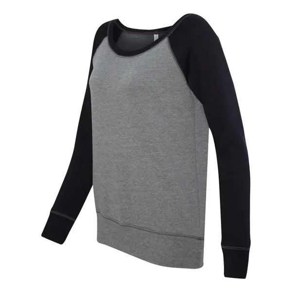 BELLA + CANVAS Women's Sponge Fleece Wide Neck Sweatshirt - BELLA + CANVAS Women's Sponge Fleece Wide Neck Sweatshirt - Image 14 of 30