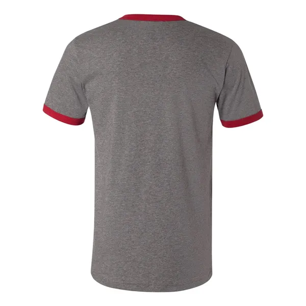 BELLA + CANVAS Men's Jersey Heather Ringer Tee - BELLA + CANVAS Men's Jersey Heather Ringer Tee - Image 6 of 12