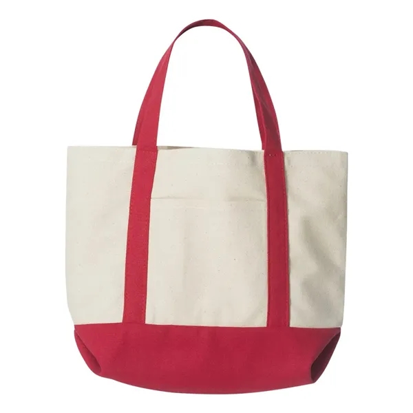Liberty Bags Seaside Boater Tote - Liberty Bags Seaside Boater Tote - Image 5 of 8