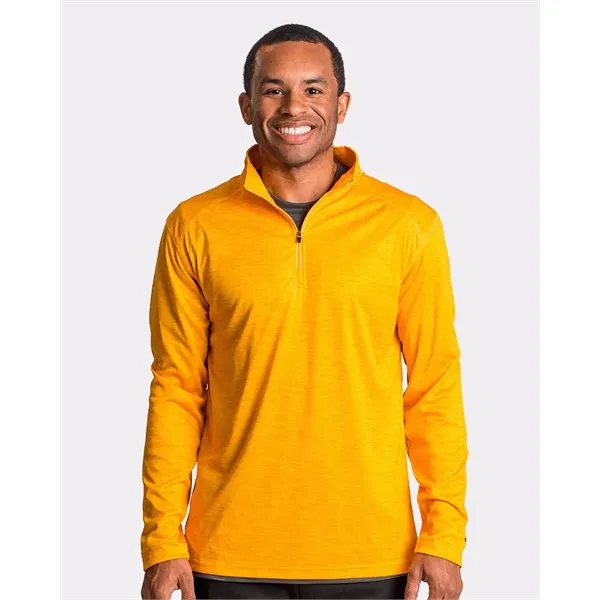 Badger Men's Tonal Blend Quarter-Zip Pullover - Badger Men's Tonal Blend Quarter-Zip Pullover - Image 0 of 8