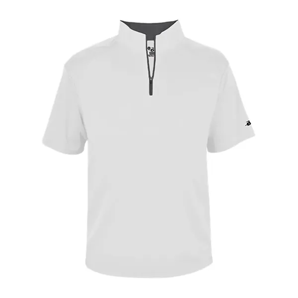 Badger Men's B-Core Short Sleeve Quarter-Zip - Badger Men's B-Core Short Sleeve Quarter-Zip - Image 17 of 17