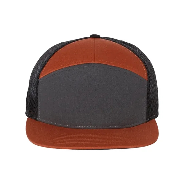 Richardson Seven-Panel Trucker Cap - Richardson Seven-Panel Trucker Cap - Image 15 of 34