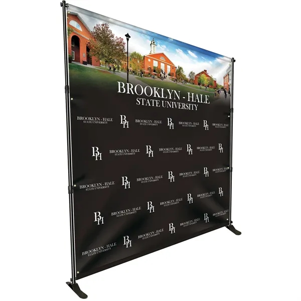 Premium 8' x 8' Backdrop Banner Kit - Premium 8' x 8' Backdrop Banner Kit - Image 1 of 7